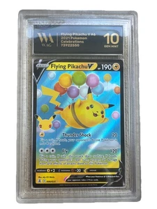 2021 Pokémon Celebrations 25th Anniversary Flying Pikachu V #006 PSA 10 GEM MINT - Bild 1 von 2