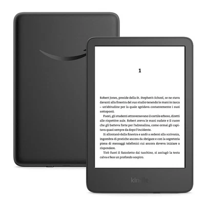 Amazon Kindle (16 GB) Il più leggero e compatto con schermo antiriflesso cambio - Immagine 1 di 4