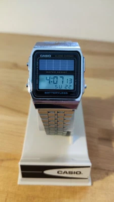 Reloj Casio AL-180 (2505) Solar Retro Hecho en Japón  Foto 1 de 4
