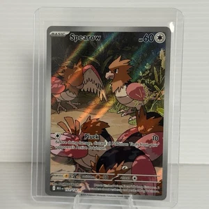Pokemon TCG Mega Evolutions Spearow 151/132 Illustration Rare NM - Foto 1 di 2