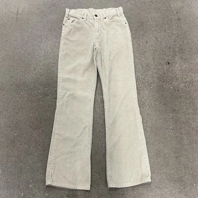Pantalones Levi’s Vintage Pana Corte Bota Blanco Pestaña 517 Talla 30x32 Foto 1 de 4