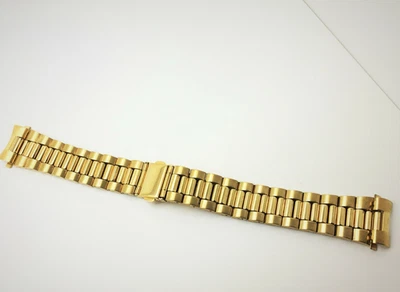 精工 19 毫米替换男式黄色不锈钢通用手表表带 7767-19 — 第 1/4 张图片