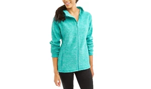 Iceburg Damen Powder Fleece Hoodie Größe XL Farbe Grün - Bild 1 von 1