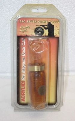 Vintage NOS new! Big River Game Call Dual Reed PRO Magnum Duck Call Acrylic - Image 1 of 4