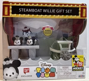 Disney Steamboat Willie Tsum Tsum Set de Regalo Exclusivo Walgreens Nuevo *LEER* - Imagen 1 de 3