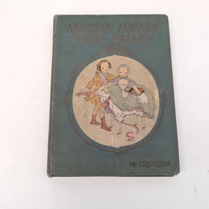 Vintage Childrens Book Nursery Friends From France 1927 Beautiful Illustrations - Bild 1 von 11