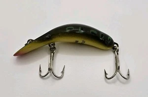 VTG 3" Heddon Tadpolly Fishing Lure - Early Frog Pattern - No Pattern Stamp - Picture 1 of 5