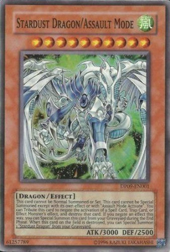 *** STARDUST DRAGON / ASSAULT MODE *** (LP) SUPER RARE DP09-EN001 YUGIOH! - Image 1 of 1