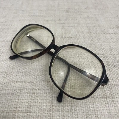 Gafas Polo Ralph Lauren vintage marrón oscuro 57-17 Italia "solo marcos" Foto 1 de 4