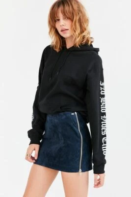 Minifalda Urban Outfitters Obey Nomad de gamuza con cremallera lateral talla 26 Foto 1 de 4