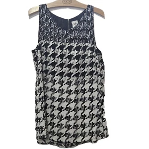 cabi Broken Check Sleeveless Top - Imagen 1 de 4