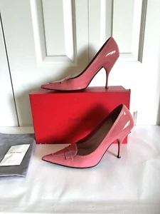 MIU MIU Dark Pink Patent Leather Pumps 8/38 - Picture 1 of 9