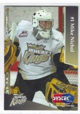 2003-04 Brandon Wheat Kings (WHL) Mike Nichol (goalie)