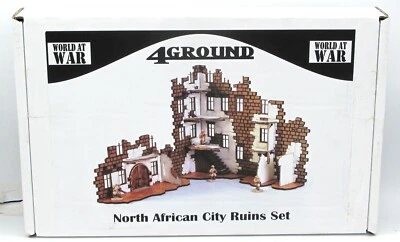 4Ground 28S-MET-S2 North African City Ruins Set (World at War) WWII Terrain Kit - Image 1 of 4