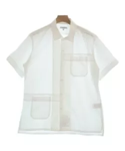 Engineered Garments men's thin short-sleeved shirt 2 pocket size S white USED - Picture 1 of 7