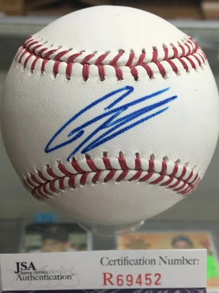 GLEYBER TORRES Autographed Sweet Spot Baseball New York Yankees JSA COA ~ R69452 - Image 1 of 1
