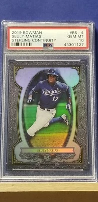 Seuly Matias - 2019 Bowman Sterling Continuity   PSA 10   - Image 1 of 2