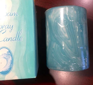 24 count Seafoam Spray Ocean Scented Candle 4 x 3 inch each new - Picture 1 of 4