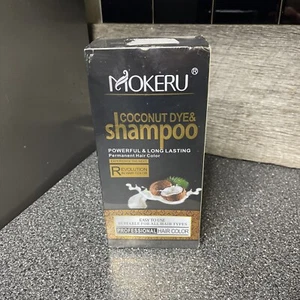 Mokeru Coconut Dye & Shampoo Hair Color 01 Light Brown Professional Kit SEALED - Picture 1 of 3