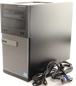 Dell Tower i3 Computer Optiplex390 250gB HDD 3.3mHZ 4gB RAM Windows 10 Pro - Picture 1 of 8