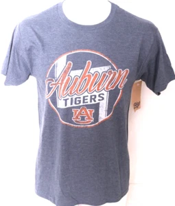 NEW Auburn University Tigers Blue 84 Distressed SS Crew Neck Tee T-Shirt Men's L - Picture 1 of 9