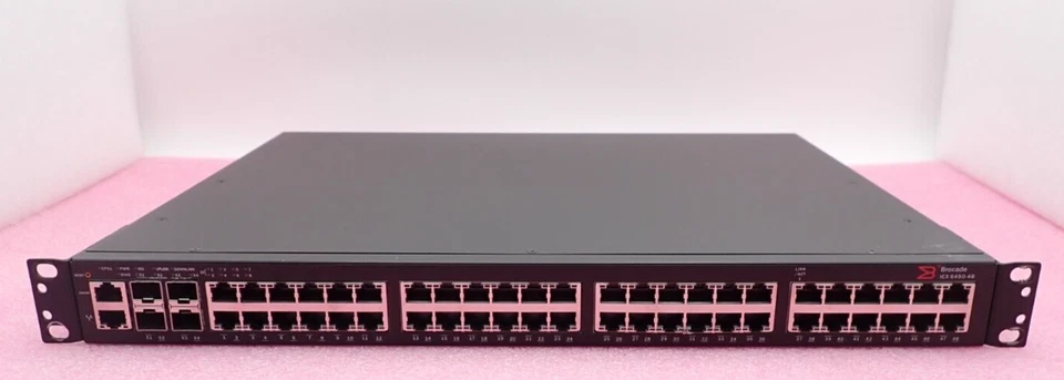 Brocade ICX 6450-48 48x Gigabit Ethernet + 4x 1/10Gb SFP Port Switch (2x10G Lic) - Image 1 of 4