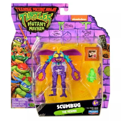 PLAYMATES TOYS Teenage Mutant Ninja Turtles: Mutant Mayhem 10cm Action Figur: Scumbug