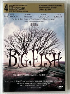 Big Fish (DVD, 2004, Widescreen) Ewan McGregor Albert Finney Billy Crudup - Picture 1 of 7
