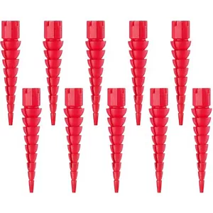 10 Pcs Wood Anchor Stripped Screw Hole Repair Kit For Wood Door Fixing Red New - Picture 1 of 3