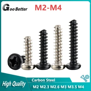 M2 M2.3 M2.6 M3 M3.5 M4 Phillips Pan Head Self Tapping Screw Trailer Flooring - Picture 1 of 12