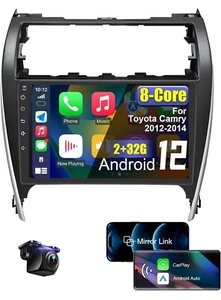 For Toyota Camry 2012-2014 10.1"Car Android 12 Carplay 8-Core GPS Radio Stereo - Picture 1 of 11