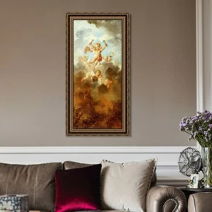 Arte en lienzo enmarcado impresión de giclee Love Triumphant, 1790 por Jean Honore Fragonard - Imagen 1 de 9