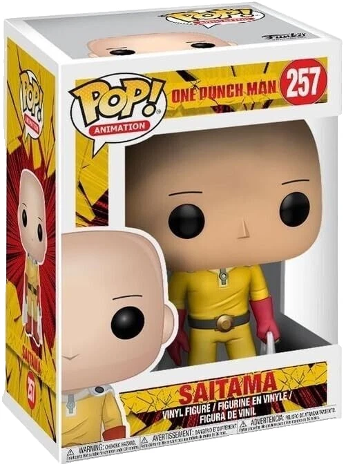 Funko Pop One Punch Man Saitama Figure w/ Protector - Image 1 of 1