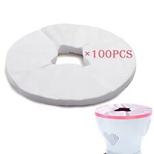 100Pcs Disposable Face Cradle Covers,Non-Woven Yoni Steam Seat Cushion Liners...