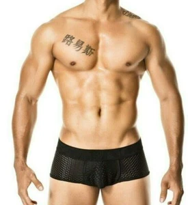 GIGO Underwear SUGGESTIVE Trunk Mens Boxer Brief BLACK G02175 2 - Picture 1 of 5