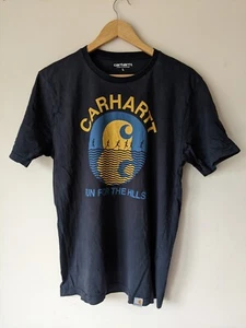 Carhartt WIP T-Shirt Blue Large Graphic - Picture 1 of 6