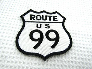ROUTE 99-SEW Or IRON ON PATCH 3”x3”Brand New - Picture 1 of 4