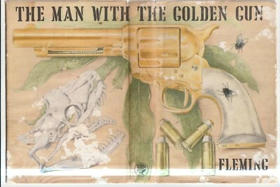 ANTIQUARIAN ,THE MAN ITH THE GOLDEN GUN , IAN FLEMING , 1965 ,1ST ED ,JAMES BOND - image 1 of 4