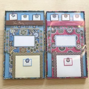Lote de 2 juegos de tarjetas VERA BRADLEY - ¡Ideal para regalos! Nuevo en caja - Imagen 1 de 8