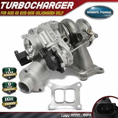 Turbo Turbocharger for Audi A3 2015-2016 Volkswagen Golf 2015 2016-2018 L4 1.8L - Image 1 of 4