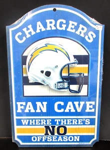 LOS ANGELES CHARGERS OFFICIAL NFL WOOD SIGN NEW - Picture 1 of 1