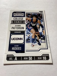 2024-25 Panini NIL UConn Collegiate Ayanna Patterson #12 College Ticket - Bild 1 von 3