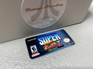 Super Street Fighter II (Nintendo Gameboy Advance) Replacement Label - Picture 1 of 1