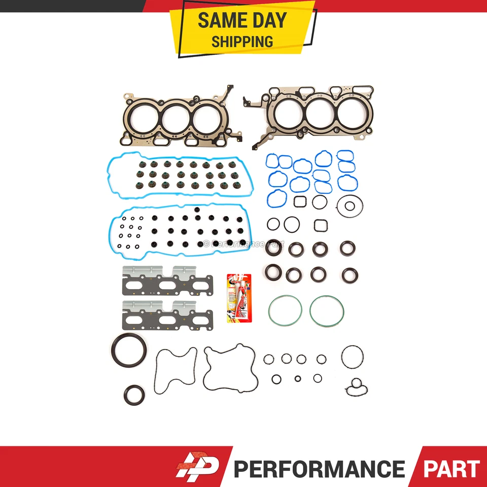 Full Gasket Set for 07-10 3.5L Lincoln MKZ Ford Edge Mazda CX-9 V6 DOHC VIN C,T - Image 1 of 4