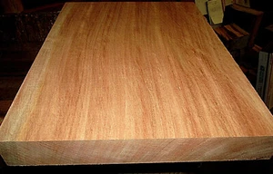 SOLID ONE PIECE EXOTIC KILN DRIED OKOUME GUITAR BLANK LUMBER WOOD 22" X 14" X 2" - Picture 1 of 1