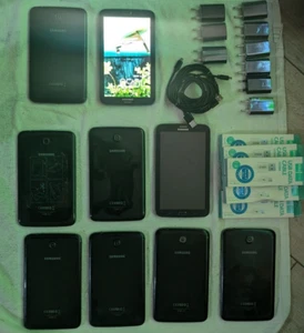 9x Stück Samsung Galaxy TAB 3 SM-T211 I 7 Zoll HD Display l 3G SIM WLAN Android - Bild 1 von 8