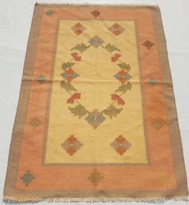 Vintage Traditioneller Handgefertigter Türkischer Kelim Teppich für Wohndeko 178x125 cm - Bild 1 von 14
