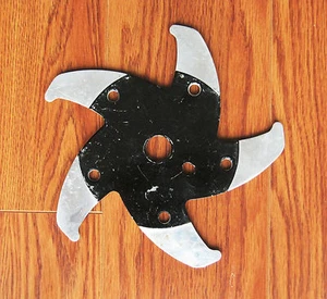 Piñón y protector contra golpes BMX Power Disc Star Spider aleación de 130 mm - Imagen 1 de 7