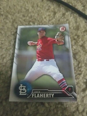 JACK FLAHERTY 2016 BOWMAN DRAFT CARD #BP-89 ORIOLES/CARDINALS (PROSPECT BASE) - Image 1 of 2