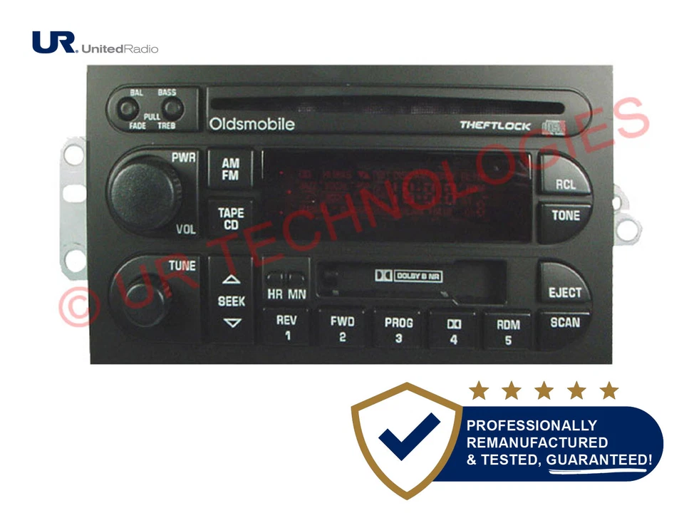 09376173 CASSETTE/CD VINTAGE OLDSMOBILE AM/FM ACHICKVA ALERO AURORA BRAVADA+ Foto 1 de 1